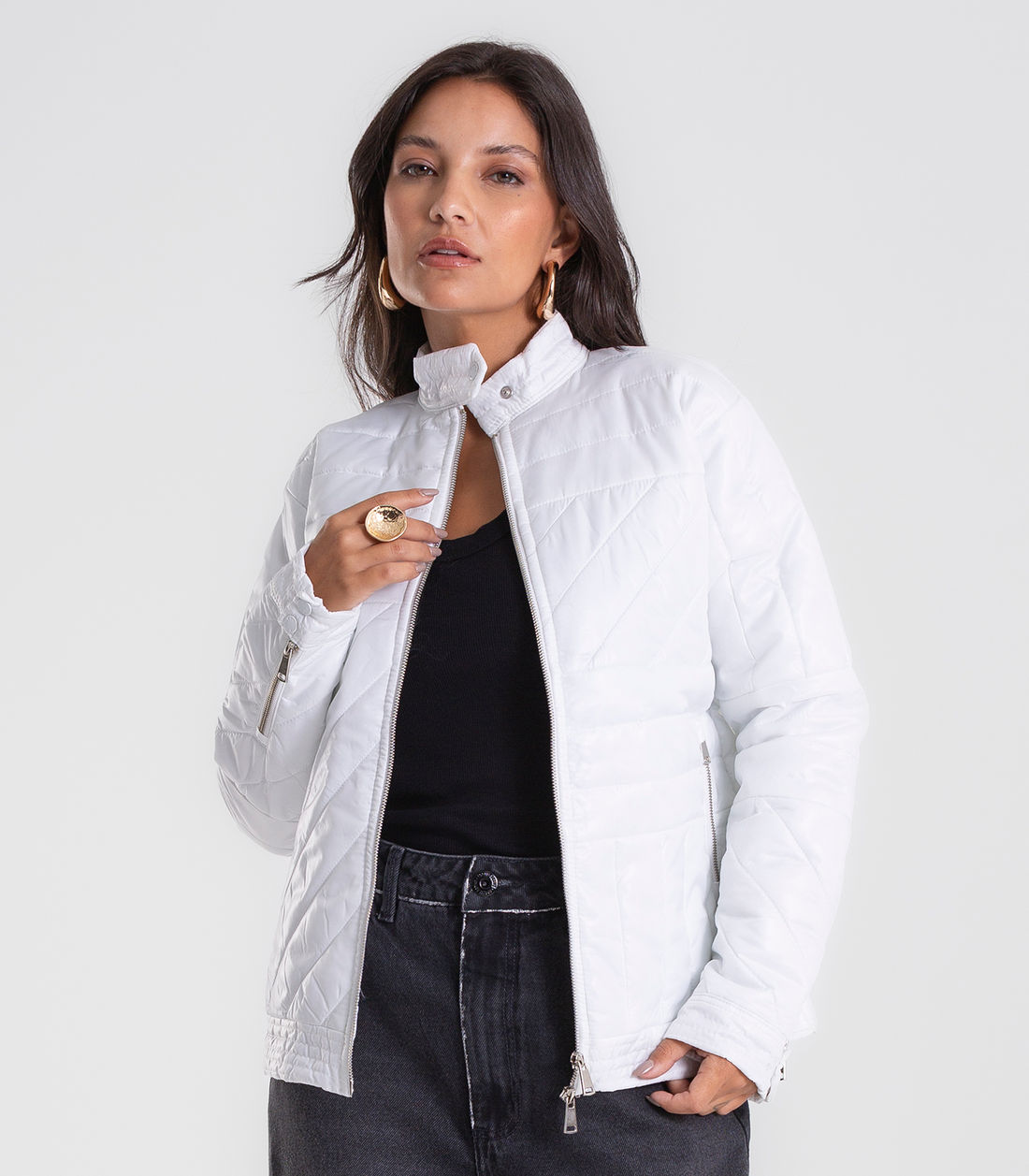 Jaqueta Feminina em Microfibra Endless - Moda Feminina e Masculina, Itens para Casa e Mais l Rovitex