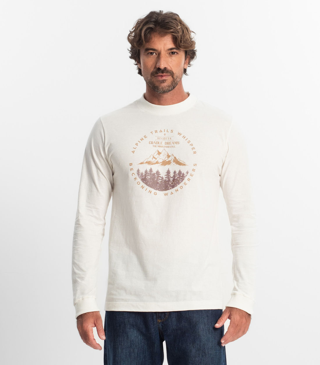 Camiseta Masculina Manga Longa Diametro - Moda Feminina e Masculina, Itens para Casa e Mais l Rovitex