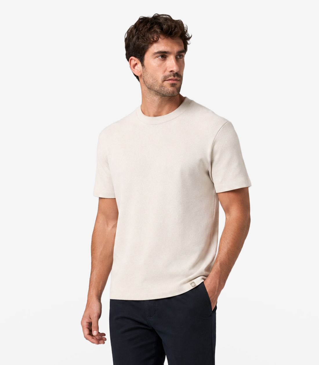 Camiseta Masculina Básica Pique Diametro - Moda Feminina e Masculina, Itens para Casa e Mais l Rovitex