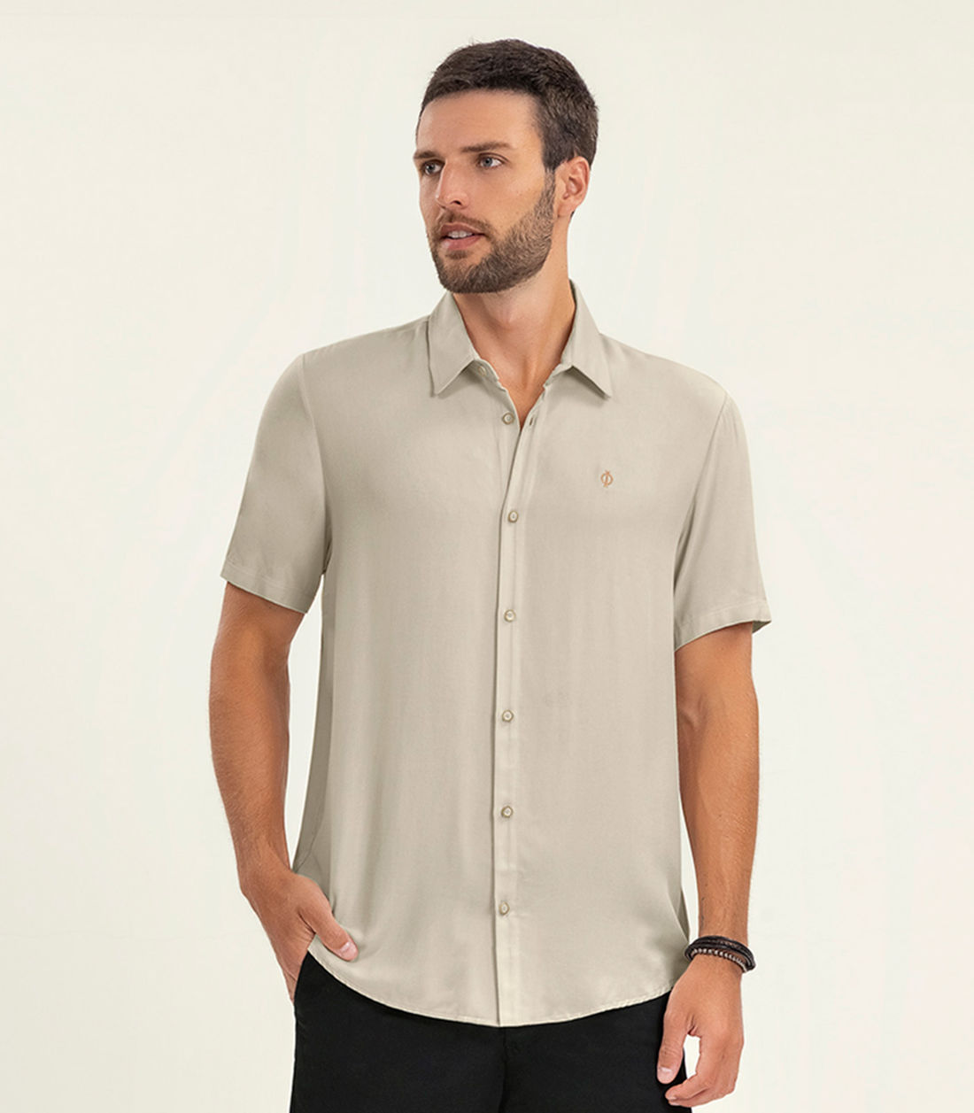 Camisa Masculina Manga Curta Diametro - Moda Feminina e Masculina, Itens para Casa e Mais l Rovitex