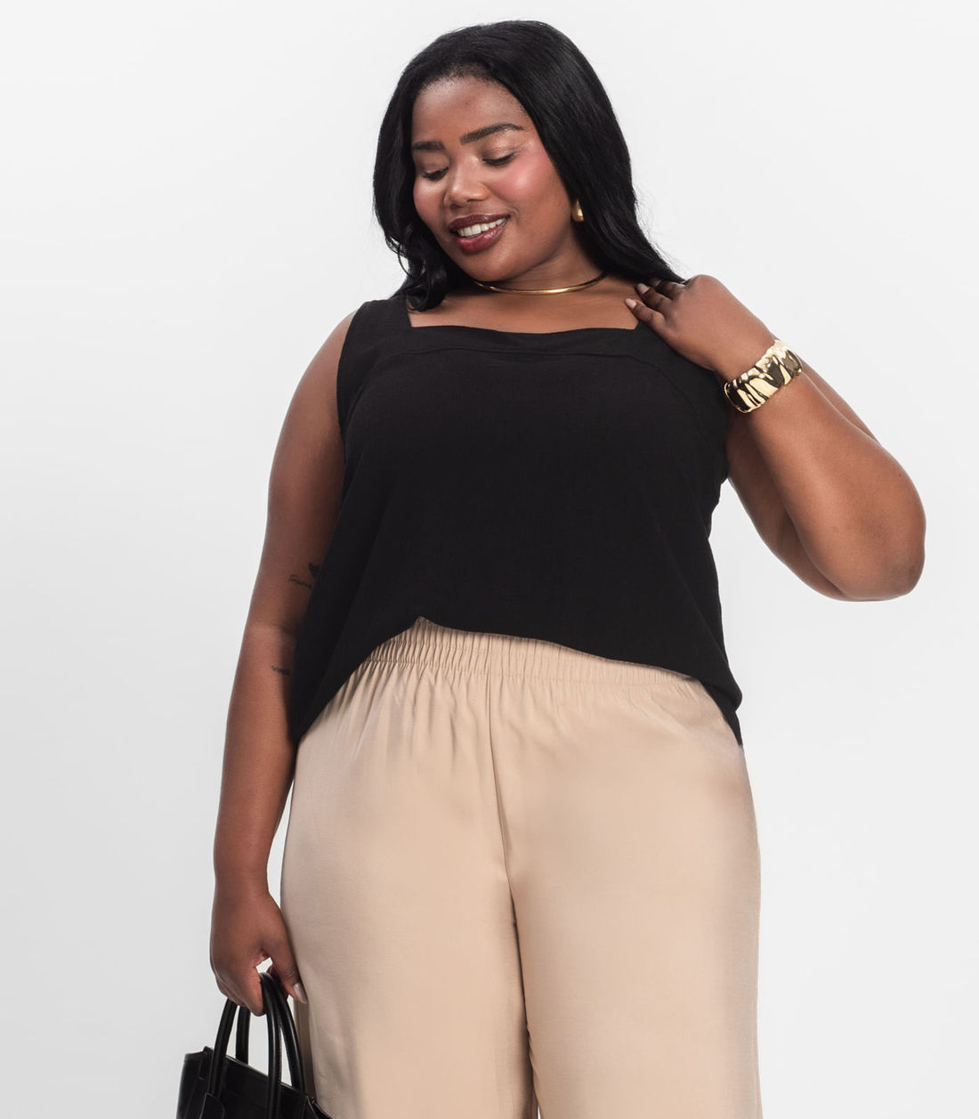 Regata Feminina Plus Size Secret Glam - Moda Feminina e Masculina, Itens para Casa e Mais l Rovitex