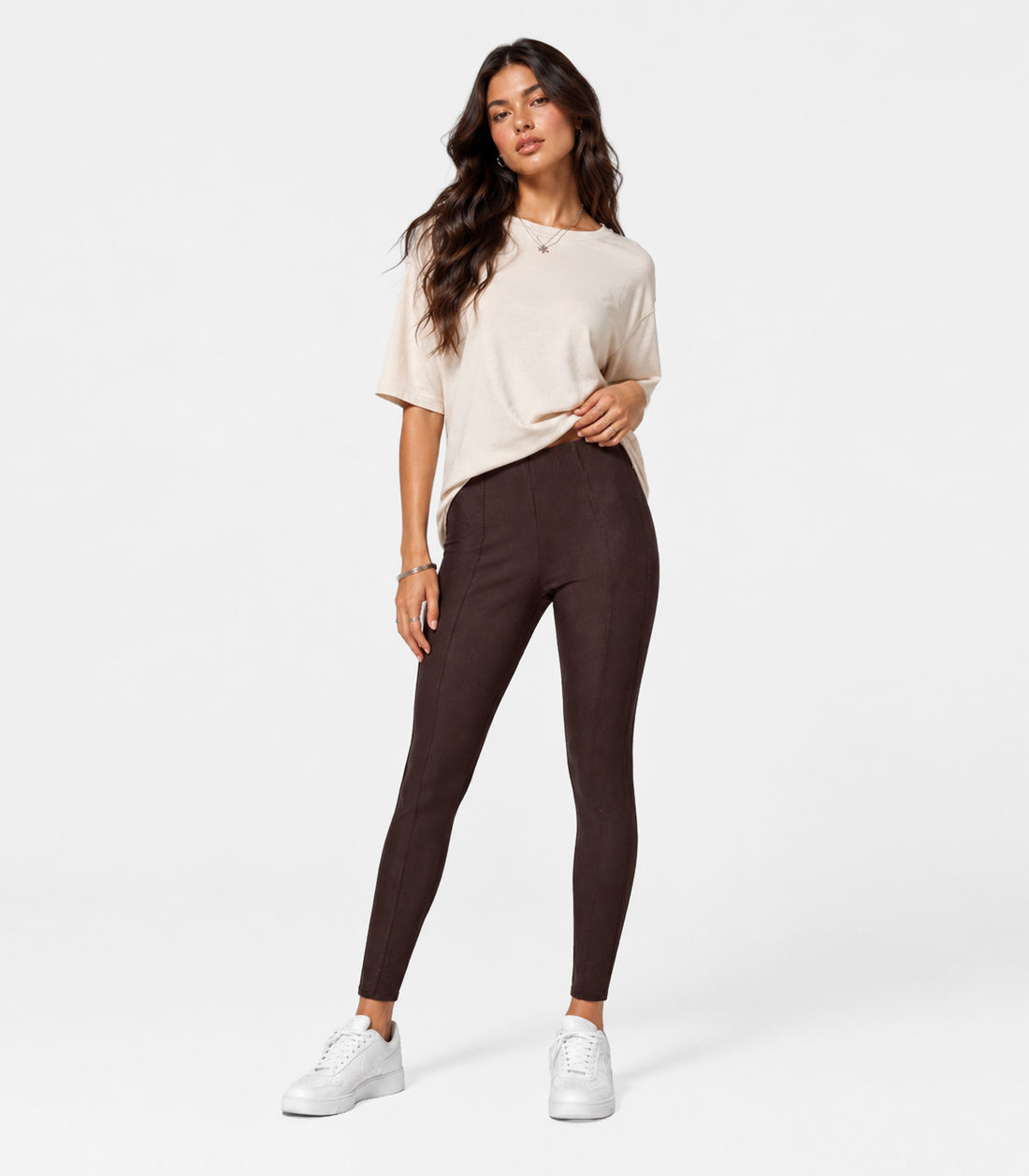 Legging Juvenil em Material Sintético Minty - Moda Feminina e Masculina, Itens para Casa e Mais l Rovitex
