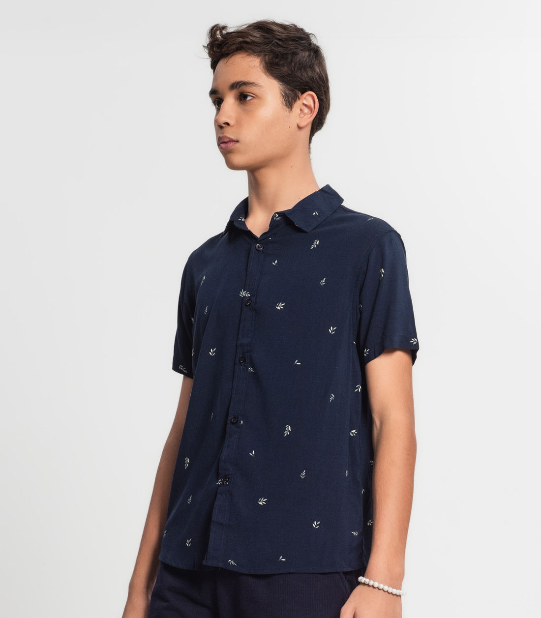 Camisa Juvenil Masculina em Viscose Minty - Moda Feminina e Masculina, Itens para Casa e Mais l Rovitex