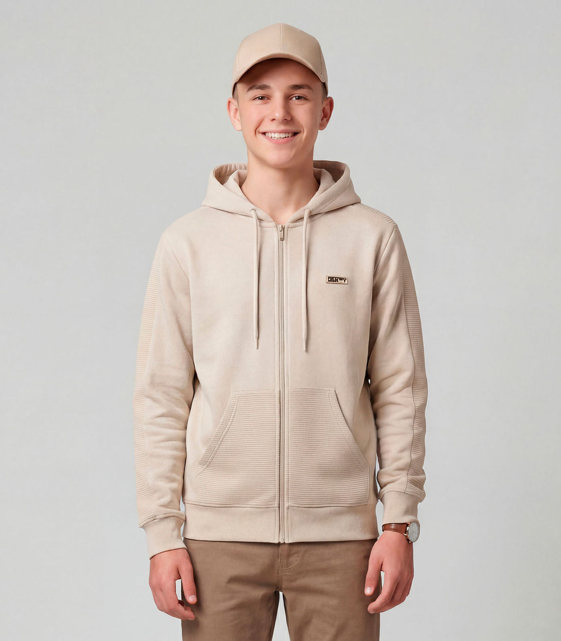 Jaqueta com Capuz Juvenil Moletom Minty - Moda Feminina e Masculina, Itens para Casa e Mais l Rovitex