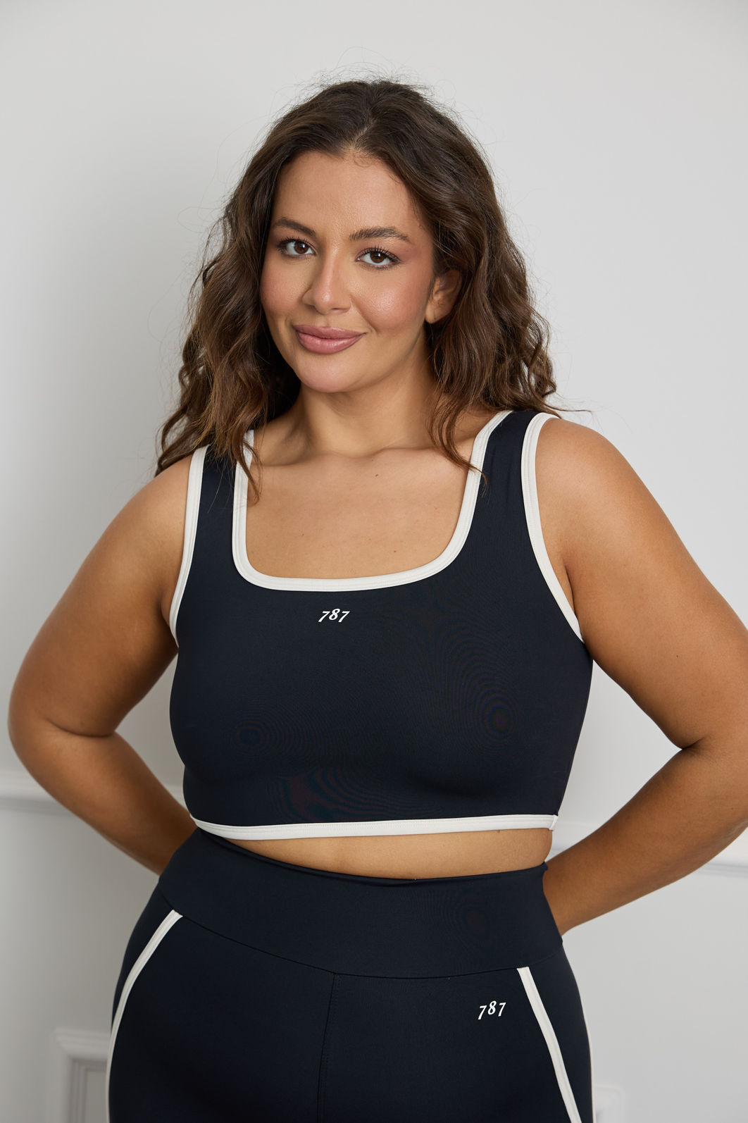 フィットネスボード Top Fitness Plus Size Preto Com Friso Off 787 Shirts