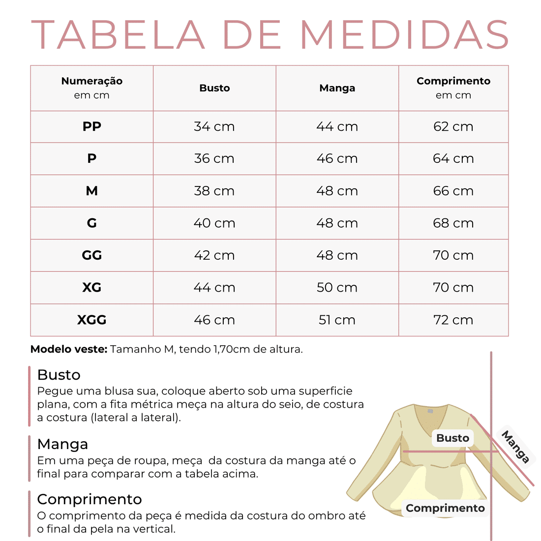 blusa bela 34