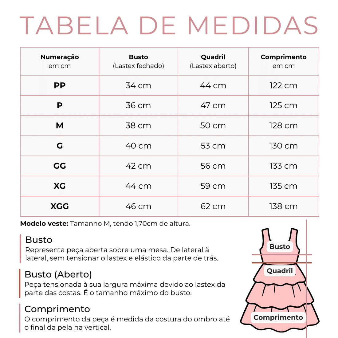 vestido com lastex