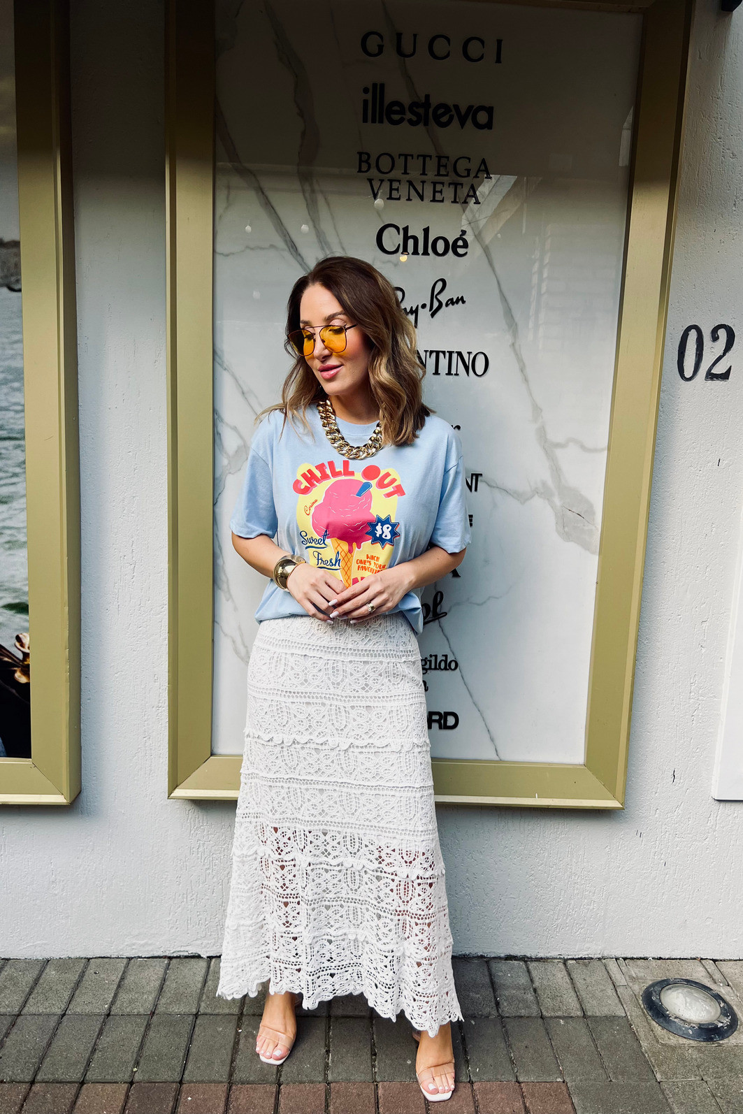 SAIA CROCHE LONGA ALEGRA BRANCA Corina Lovers