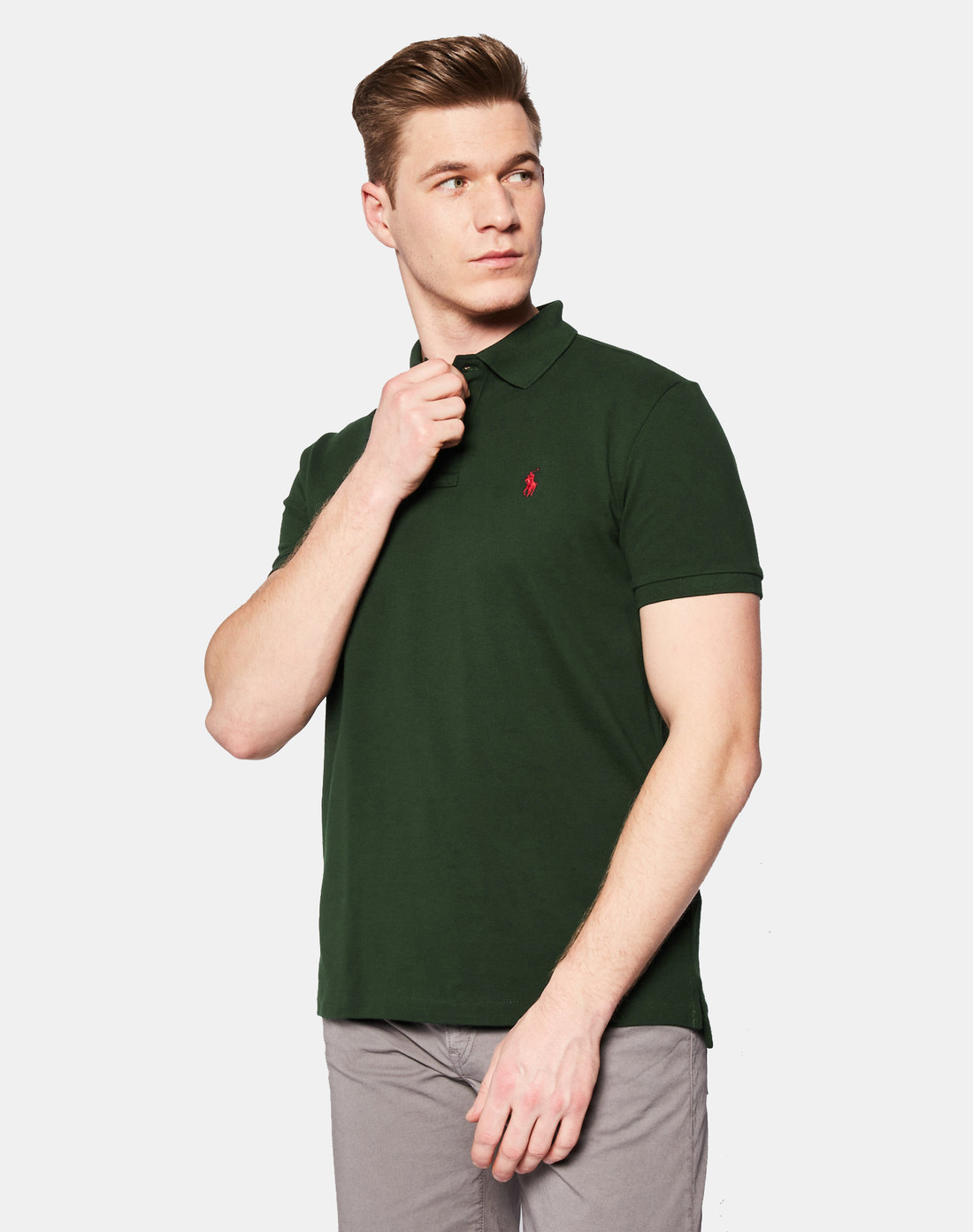 Camisa polo verde ralph lauren online