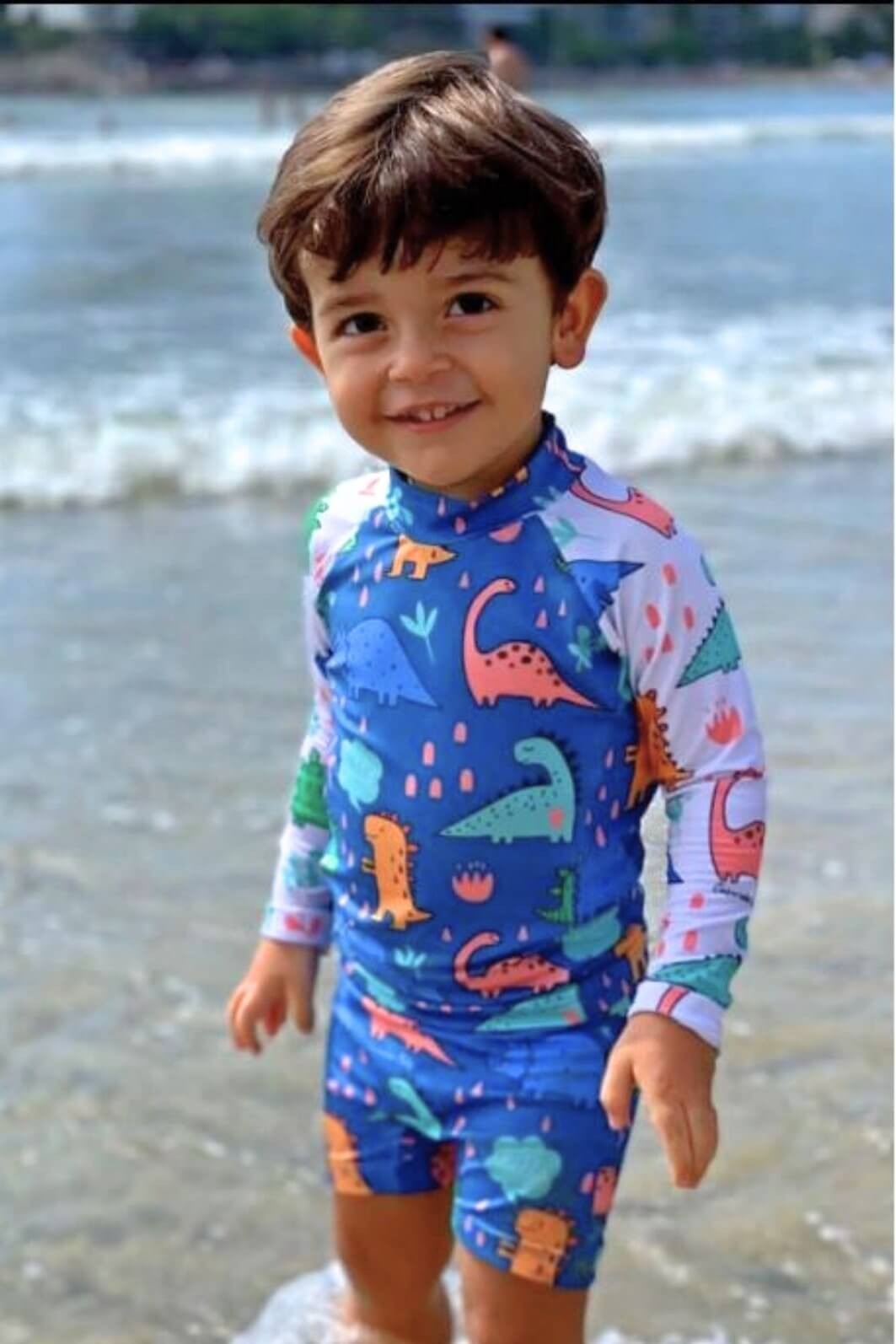 Moda Praia Infantil Menino Macacao De Praia Para Bebe Camisa