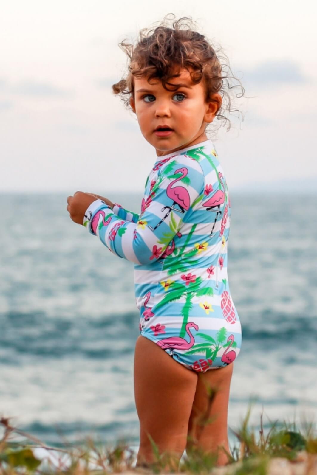 Moda Praia Camisa Uv Praia Infantil Maiô Infantil Proteção Solar