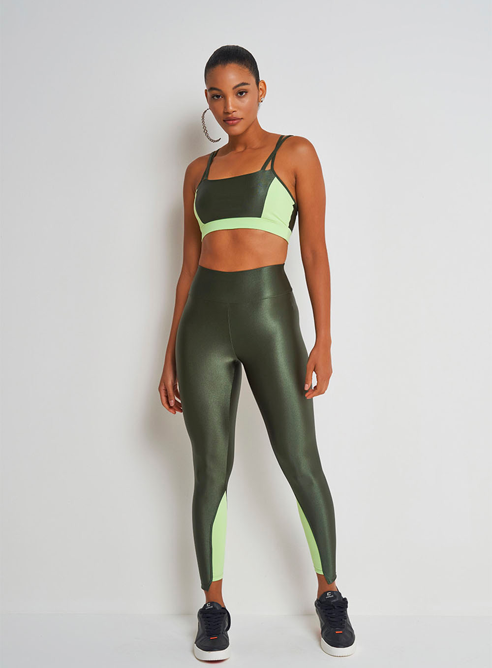Calça Legging Colcci Verde Bryant 0025701560 Diferenciada Fitwear