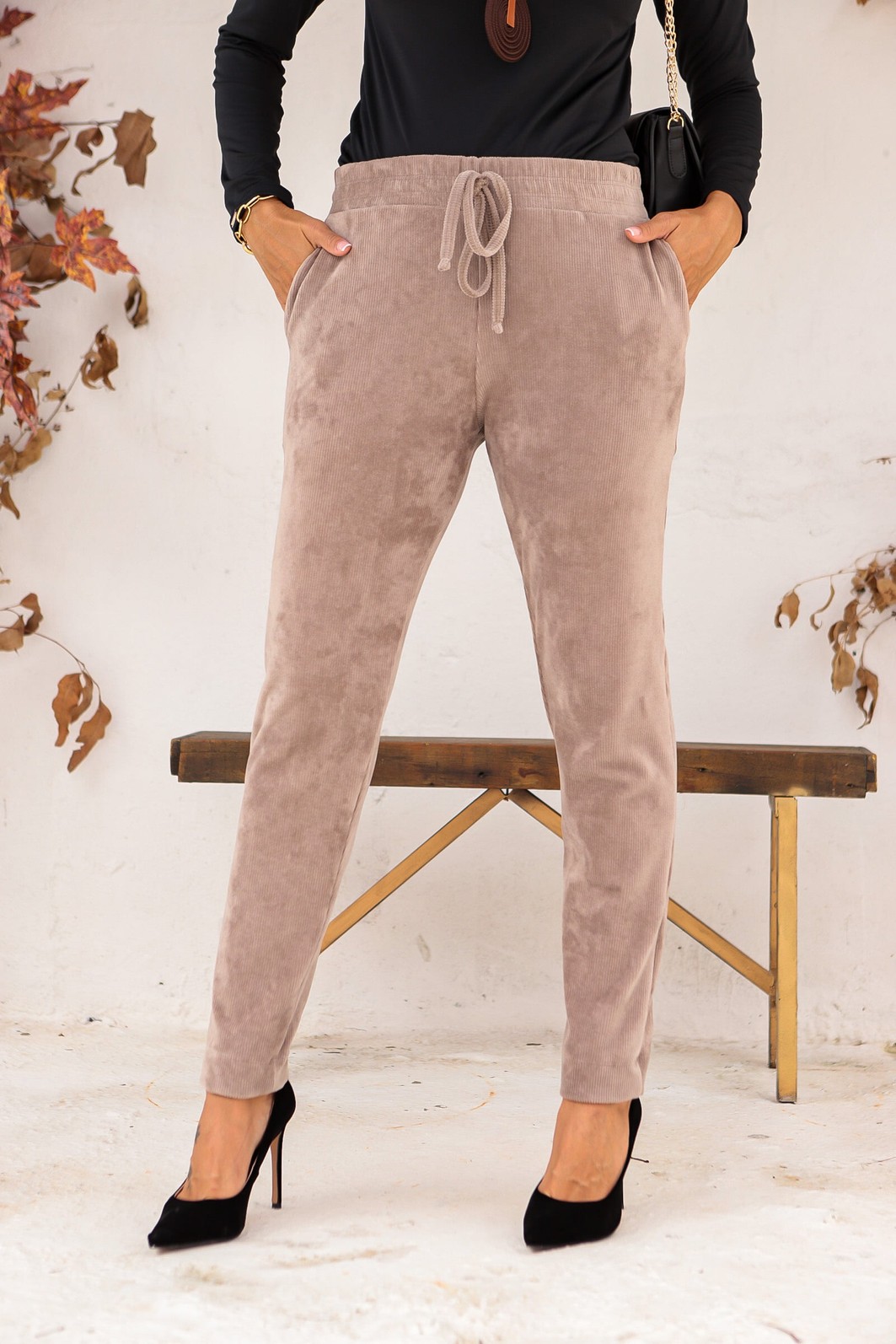 Legging Veludo Cotele CalÃ§a Legging CamurÃ§a Calca Em Veludo