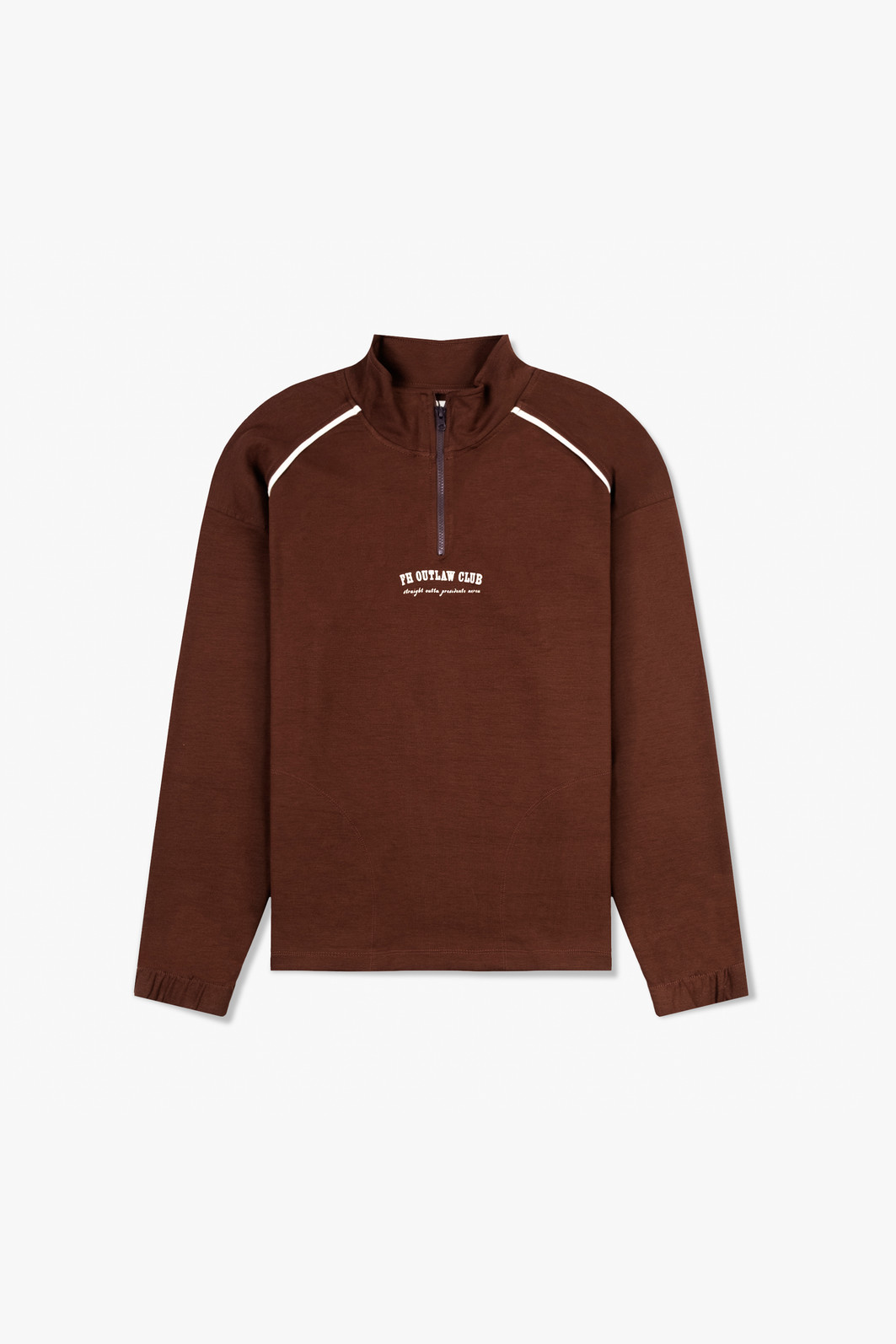 CASACO HALFZIP SPORT CHIC MARROM Focca Hype