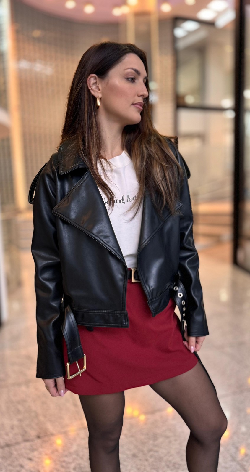 JAQUETA PU MEDIA PERFECTO Hilo Boutique - Loja Virtual