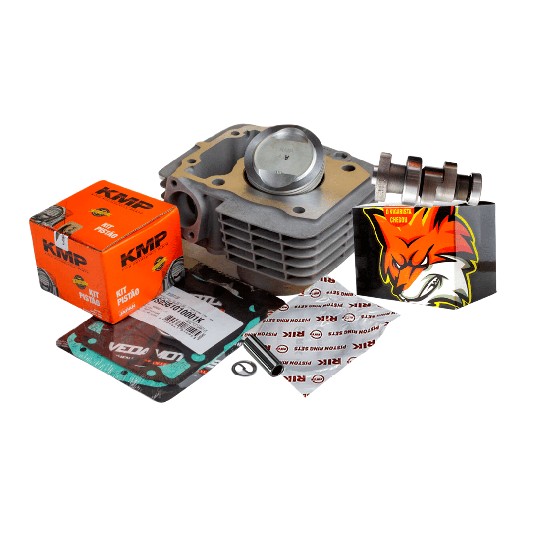 Kit 4mm KMP para CG 150 / 125 de 2009 em diante / Gasolina com comando