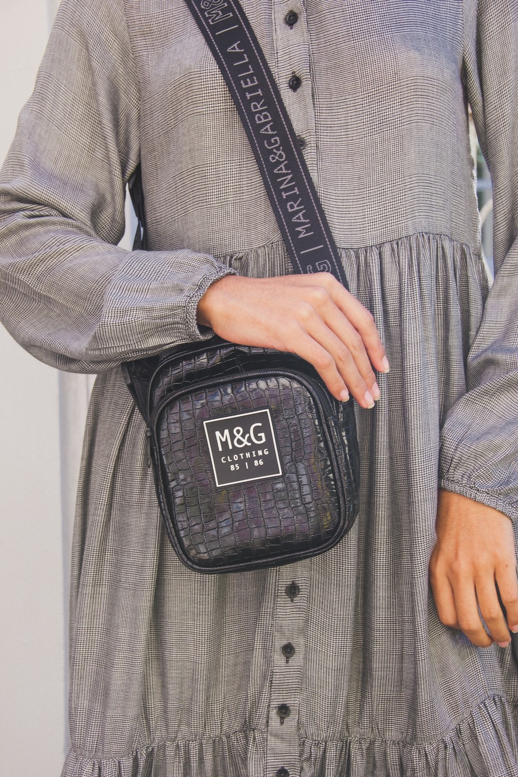 shoulder bolsa vinil