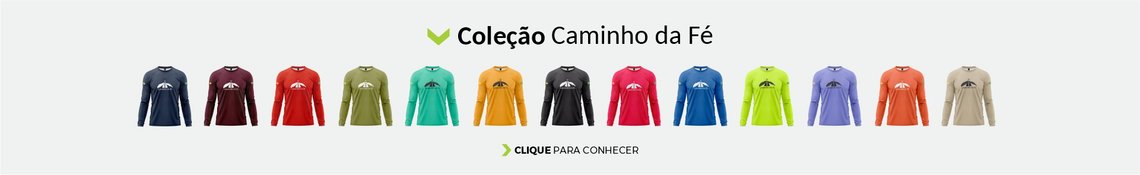 camiseta para peregrinos com o logo do caminho da fé