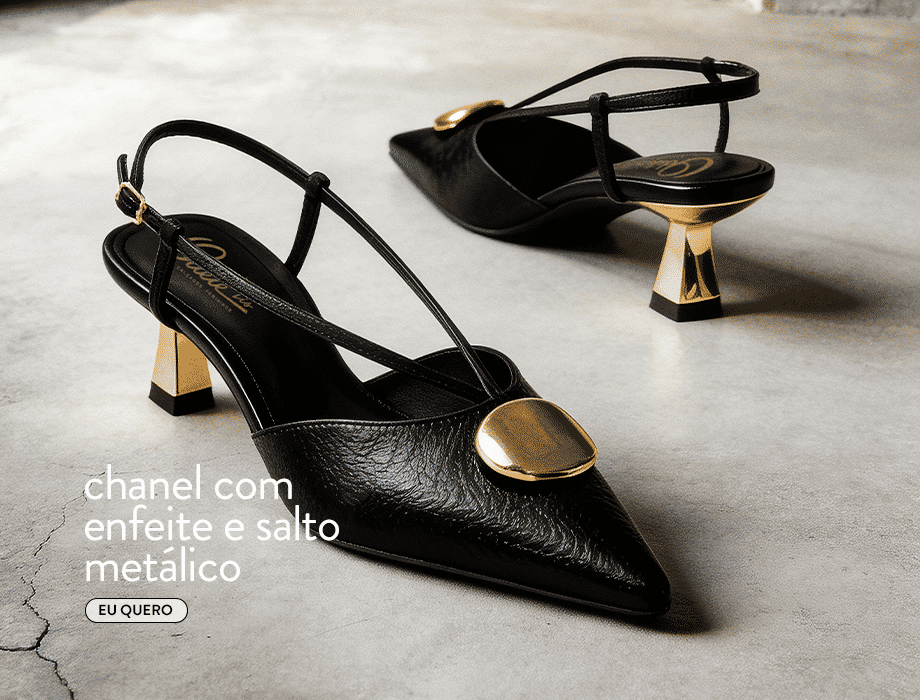 Chanel salto metalico