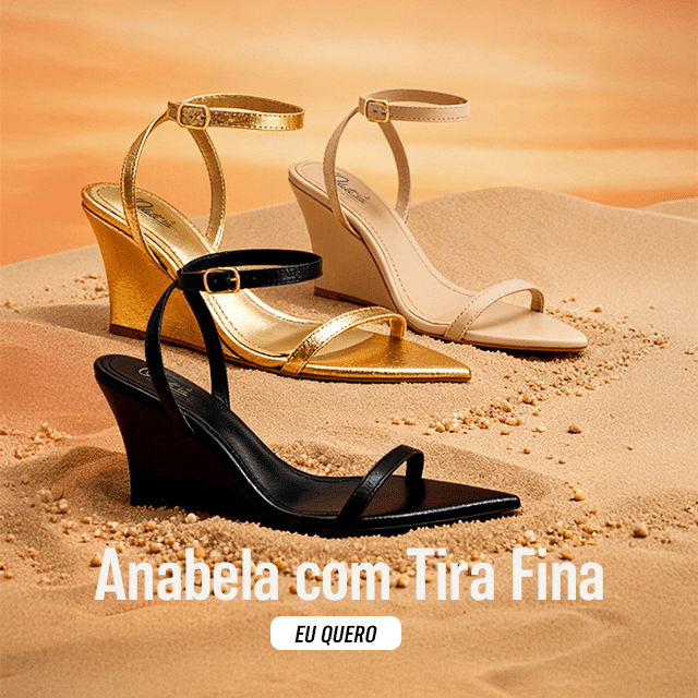 Banner anabela com tiras