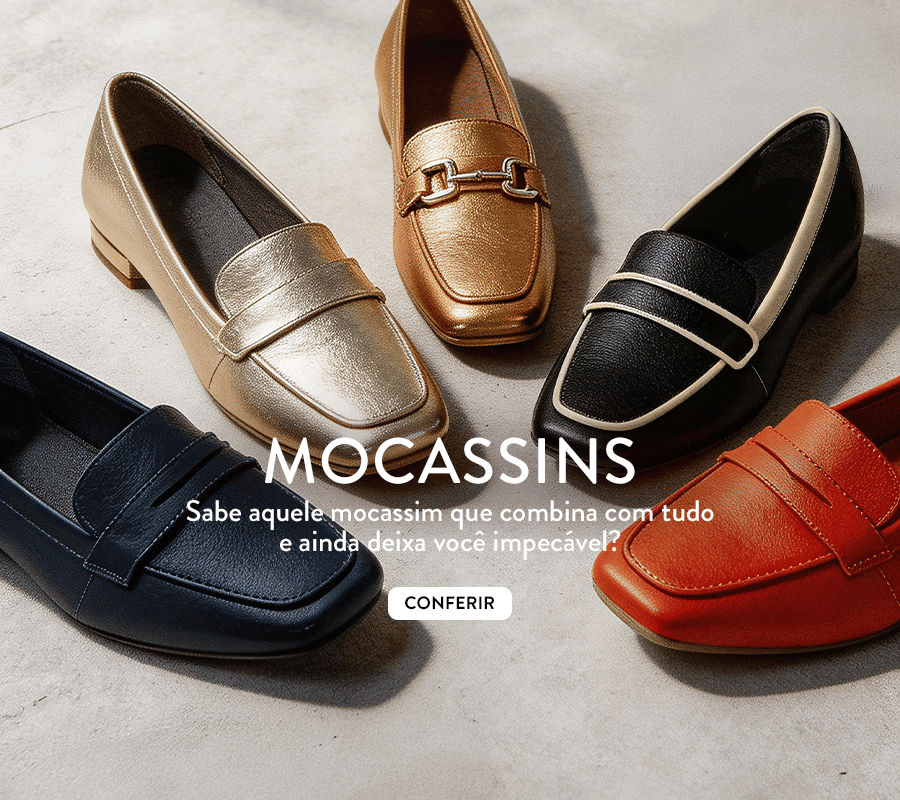 Mocassins tamanho grande