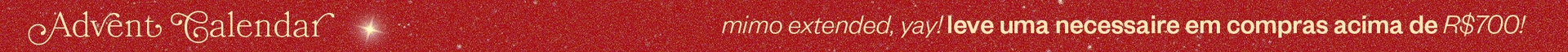 calendário advento mundo lolita: brinde necessarie