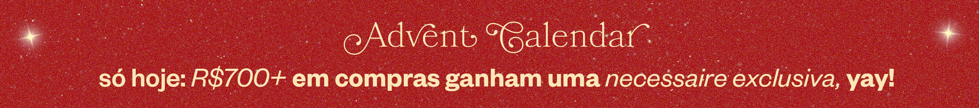calendário advento mundo lolita: brinde necessarie