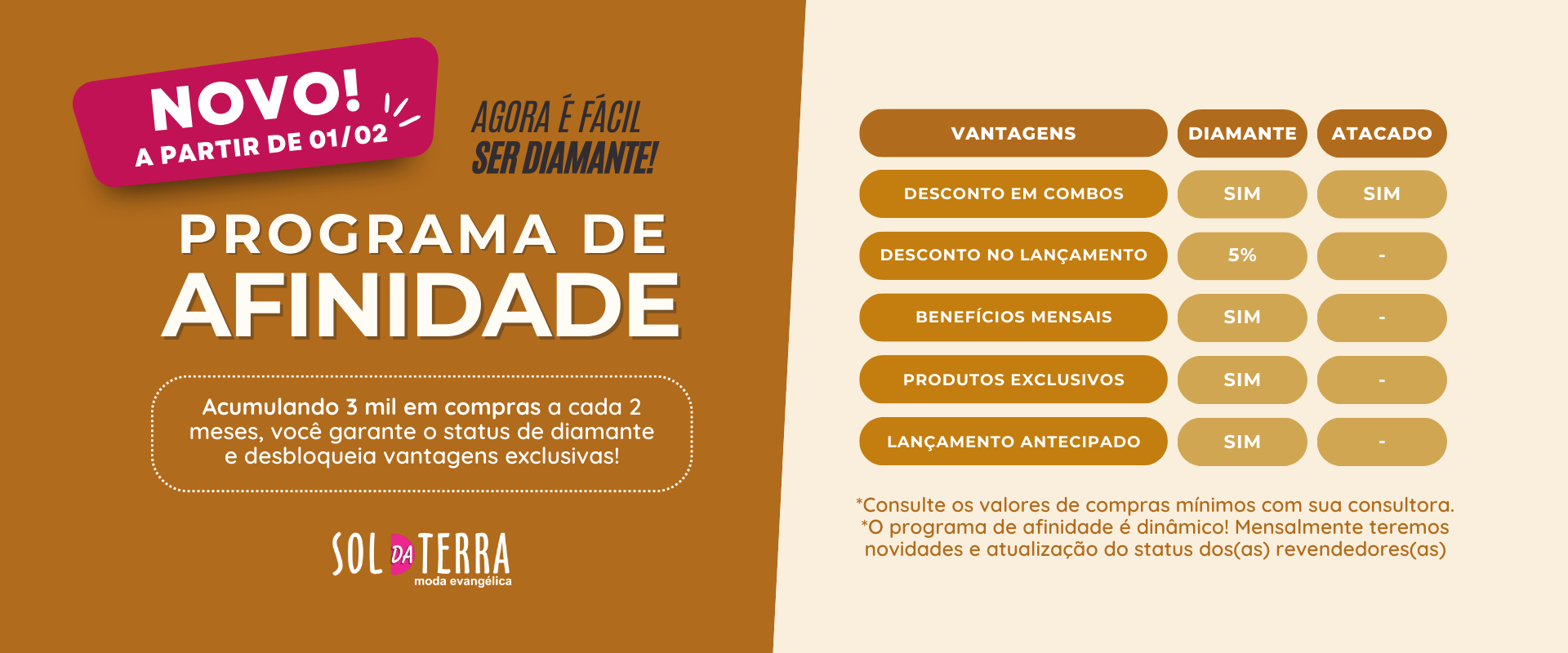 Novo Programa de Afinidade