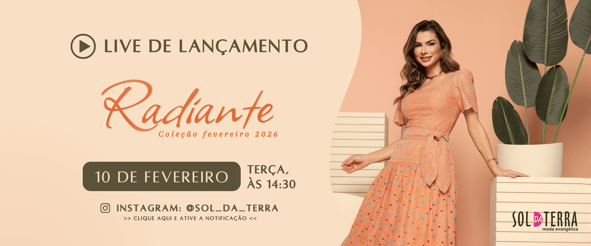 LIVE Aberta Lançamento Radiante