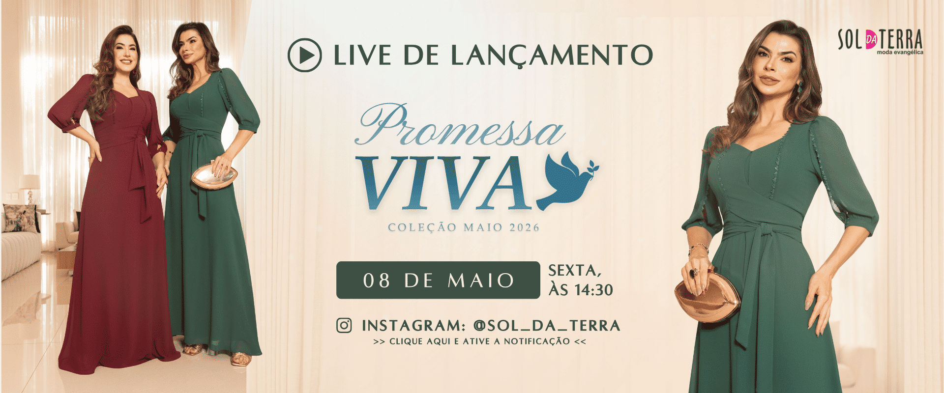 Lançamento - Live Aberta - Promessa Viva