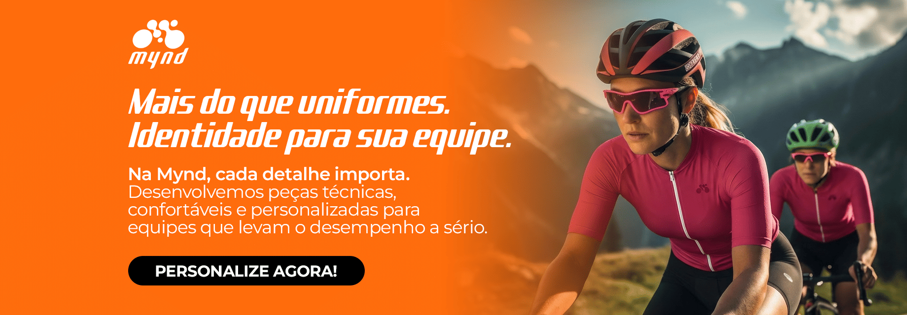 Mais do que uniformes. Identidade para sua equipe.