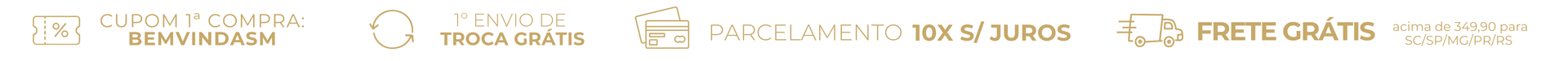 Frete Grátis para pedidos acima de 349,90