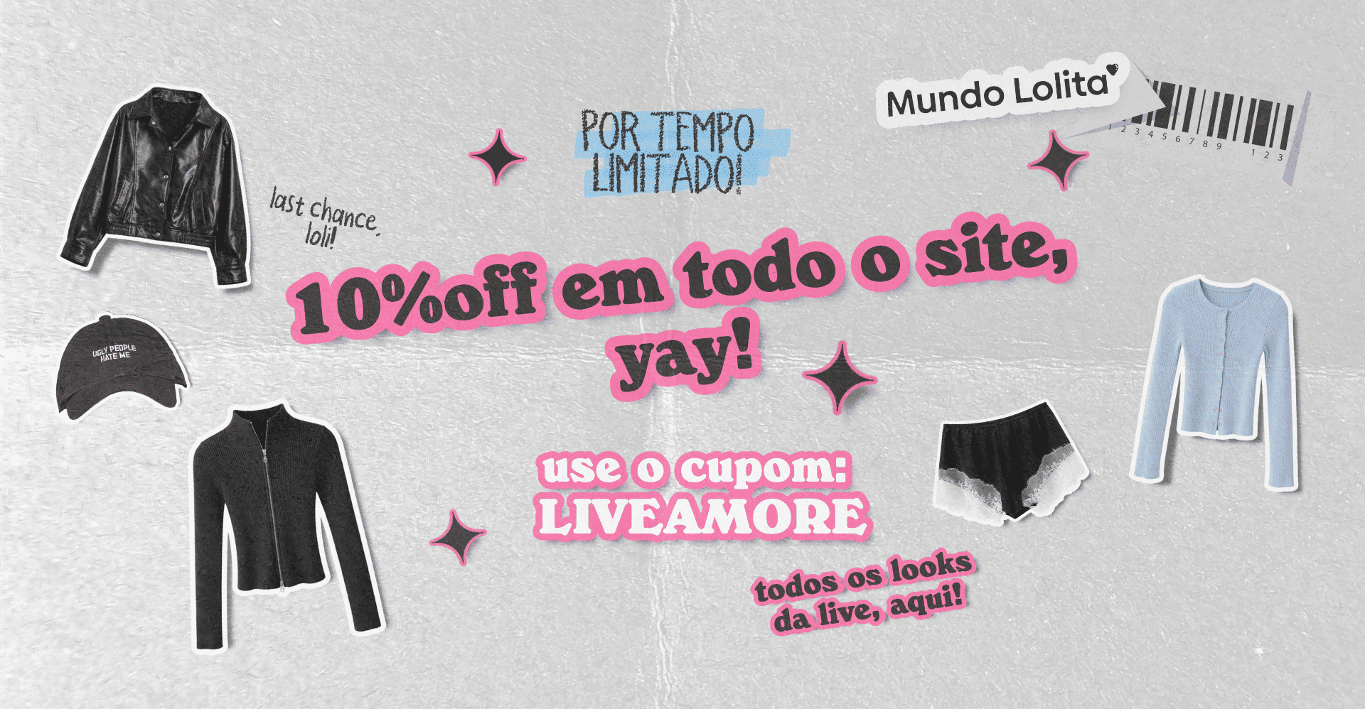 confira os looks da live!
