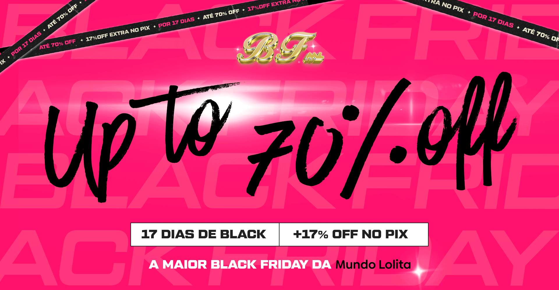 black friday na Mundo Lolita!