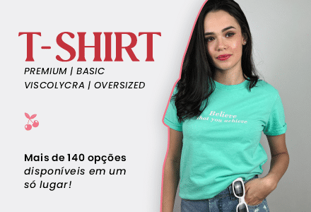 Minha T-Shirt - Maior Atacadista de T-Shirt 100% Algodão do Brasil