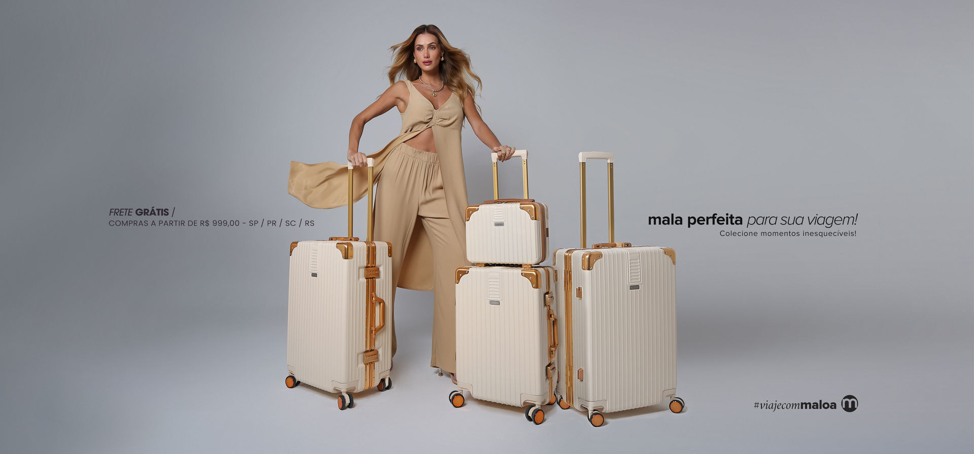 A Mala Toronto combina design moderno e funcionalidade, ideal para quem busca praticidade e sofisticação em suas viagens.