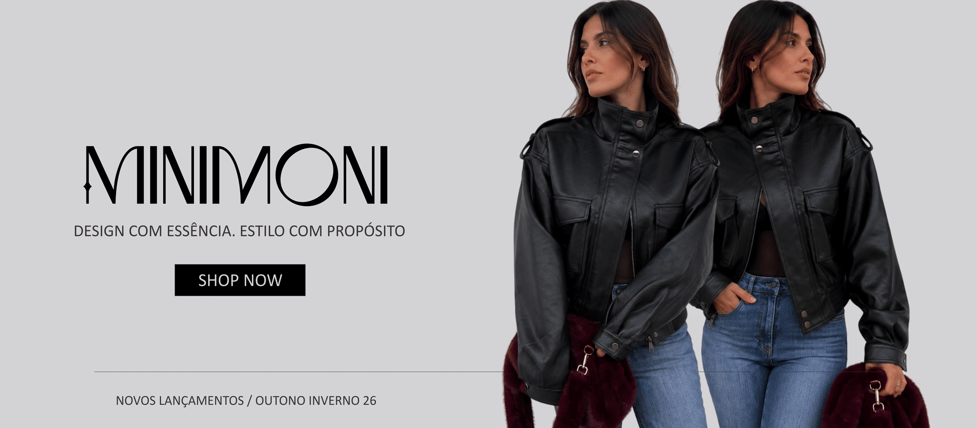 Modelo jaqueta bomber couro - INverno 26