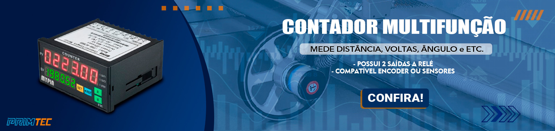 Contador multifunção encoder
