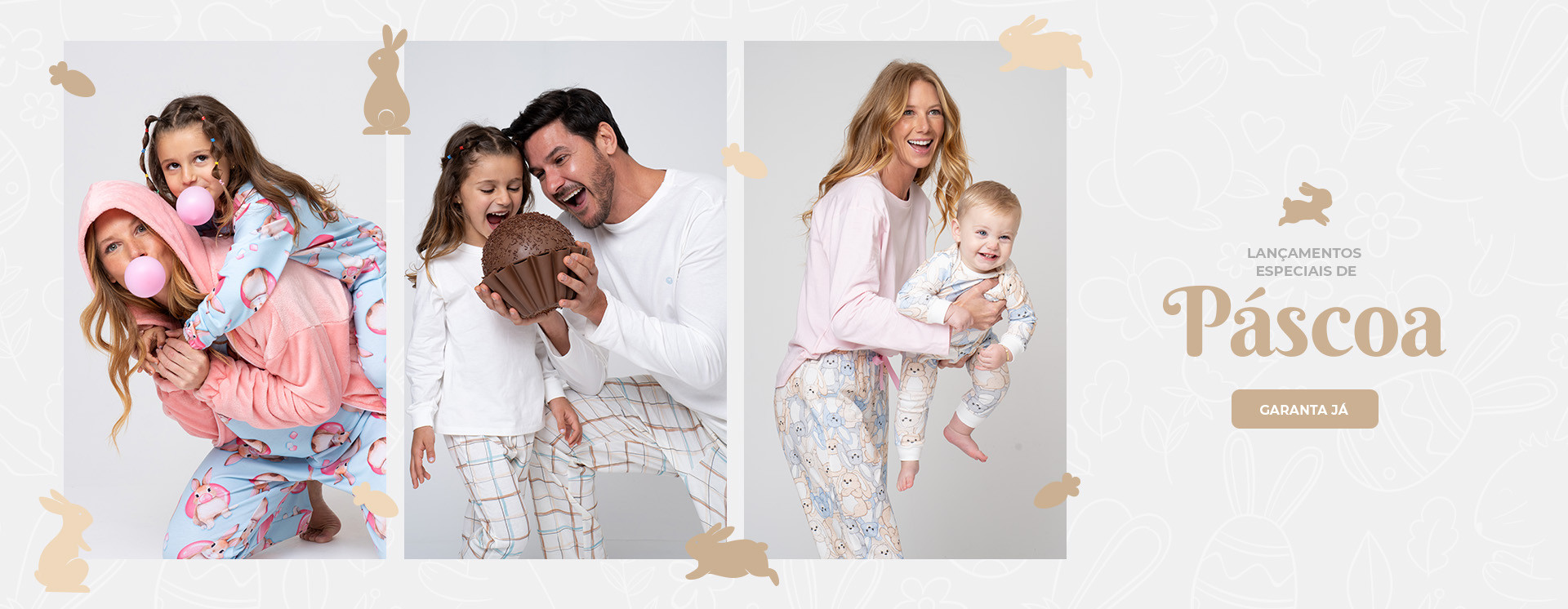 Pijamas de Páscoa em Família | Acuo