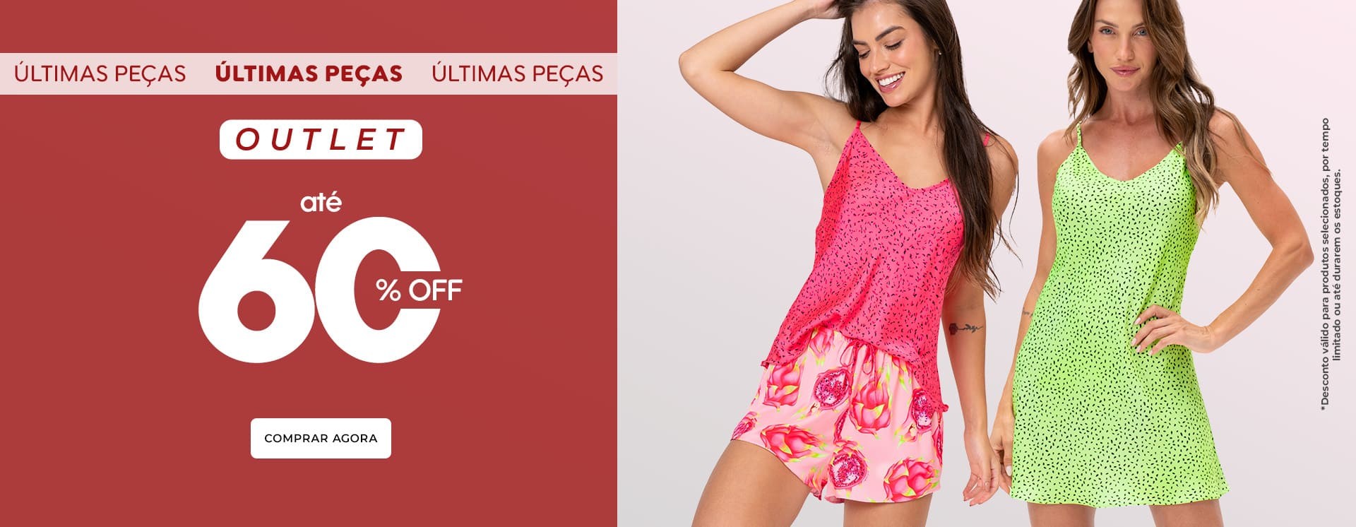 Outlet Acuo com descontos de até 60%