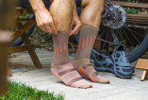 Meia Ultra Air Marrom – Leveza e ventilação máxima