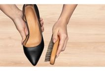 Como limpar sapatos de couro?