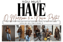 O Marrom é o Novo Preto: Como Apostar na Cor Trend da Temporada.