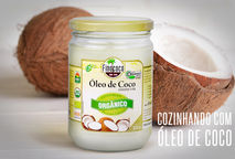 Utilizando o óleo de coco para cozinhar