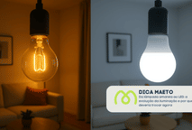 Da lâmpada amarela ao LED: a evolução da iluminação e por que você deveria trocar agora
