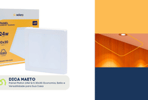 Painel Plafon 24W Q-S 30x30: Economia, Estilo e Versatilidade para Sua Casa