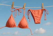 Como lavar e secar seu biquíni