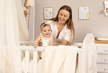 Como acostumar o bebe no berço