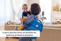 O que é preciso levar na mochila do bebê nos primeiros passeios