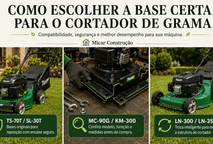 Base para Cortador de Grama: Como Escolher a Peça Certa para Sua Máquina